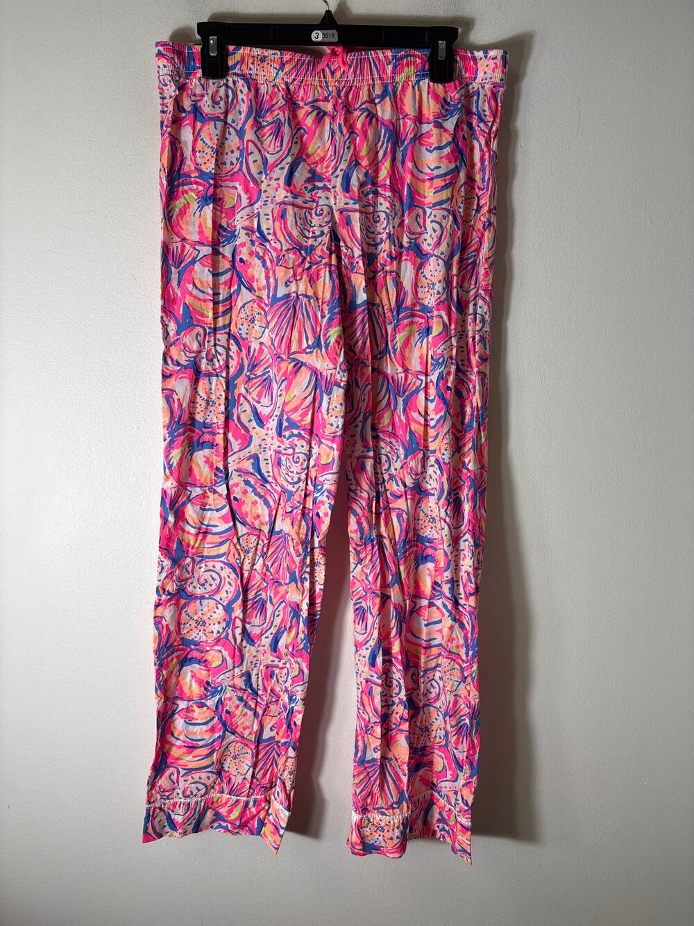 Lilly Pulitzer Bright Pink Cotton PJ Pants sz L
